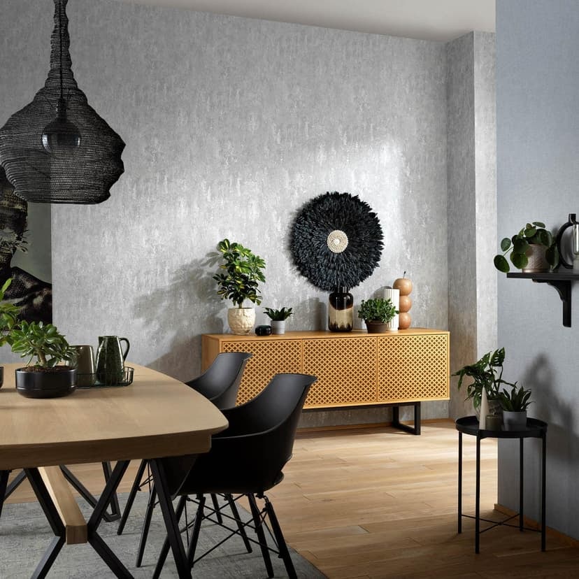 Tapeta z włókniny Erismann Casual Chic szara