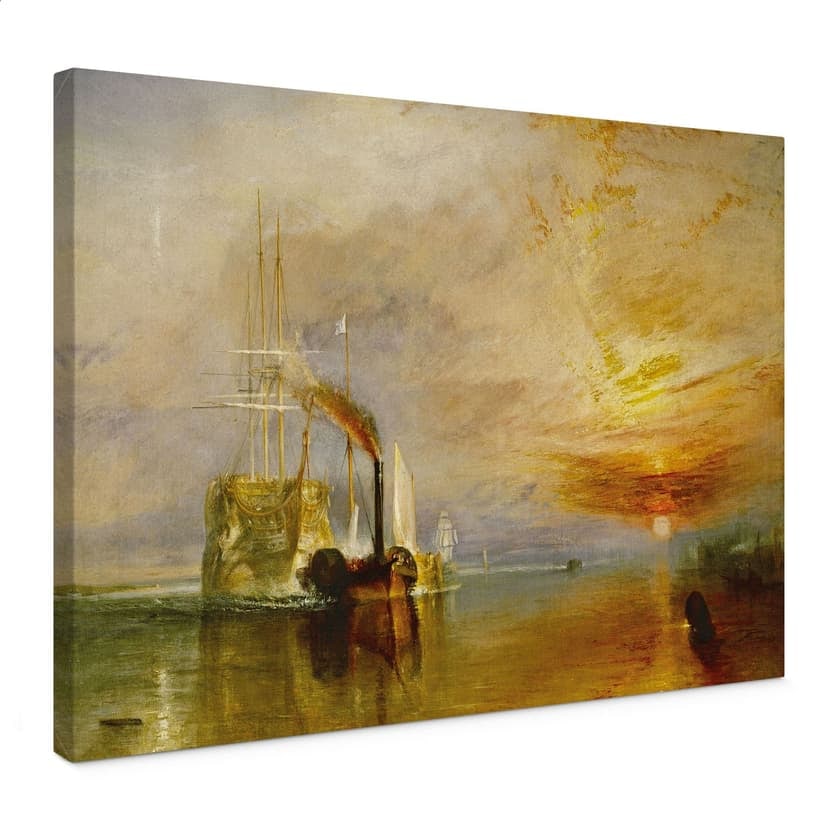 Obraz na płótnie Turner - Temeraire na ostatnim kotwicowisku
