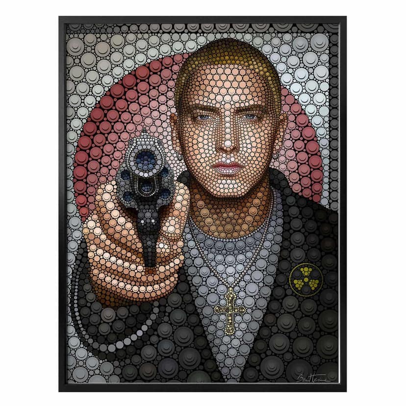 Plakat Ben Heine - Circlism: Eminem
