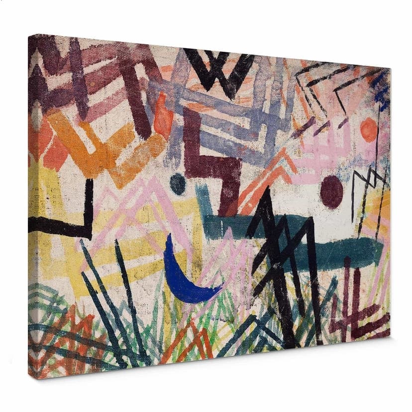Obraz na płótnie Klee - Gra sił w lechickim krajobrazie