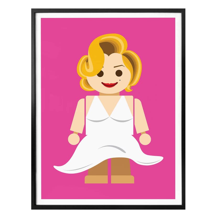 Plakat Gomes - zabawka Marilyn Monroe