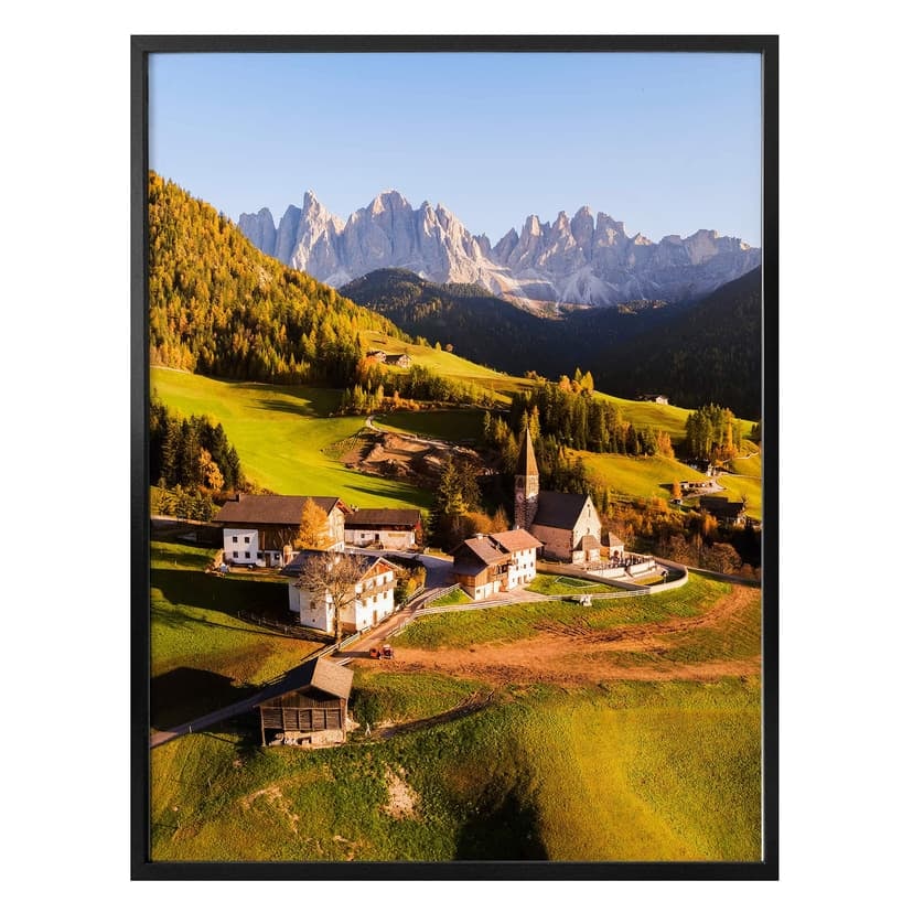 Plakat Colombo - Mała wioska w Dolomitach