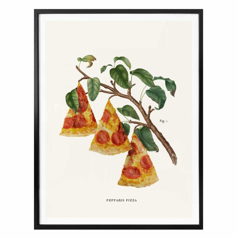 Luźny plakat - fabryka pizzy