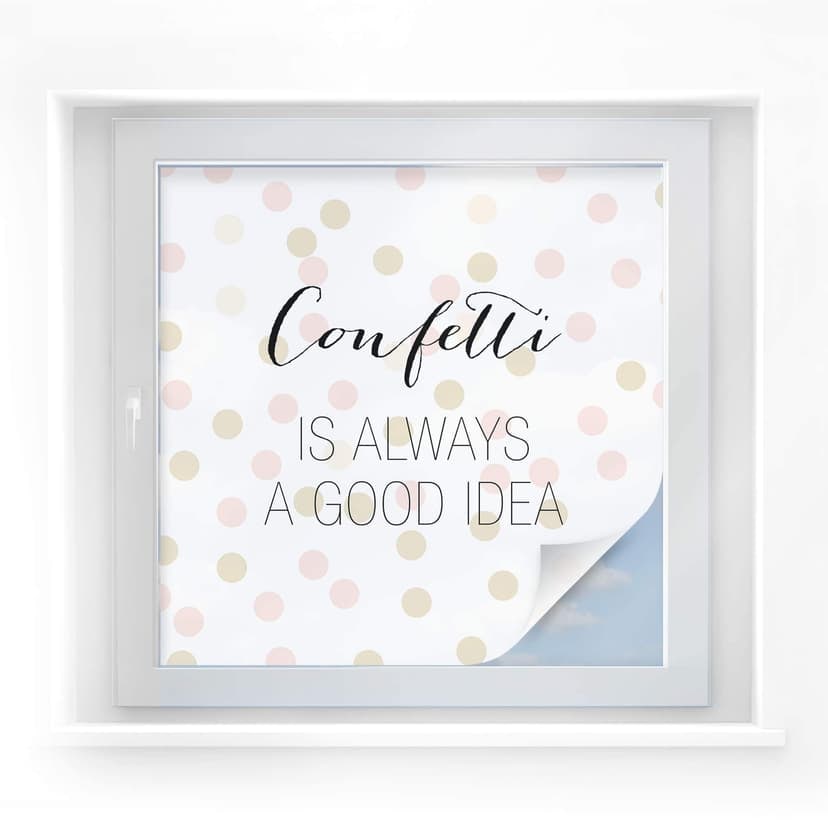 Folia ochronna Confetti & Cream - konfetti to zawsze dobry pomysł