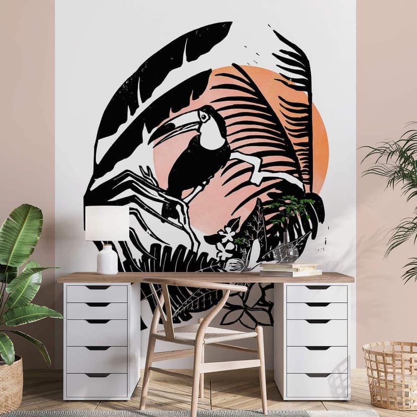 Goed Blauw - Fototapeta cięta z linoleum Toucan