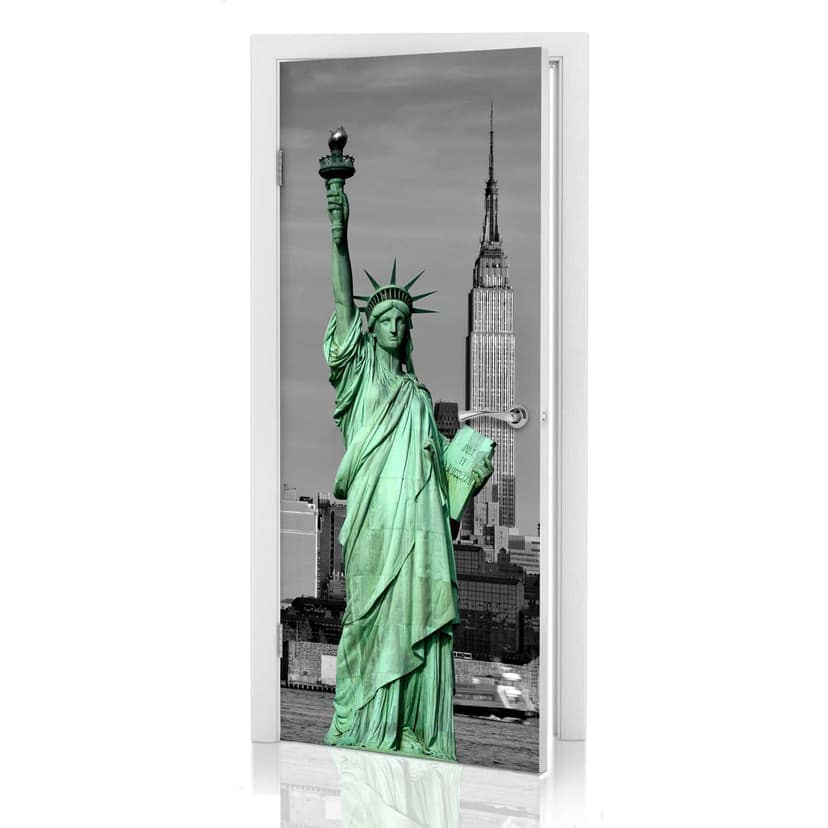 Wzór drzwi Statua Wolności 91x200 cm