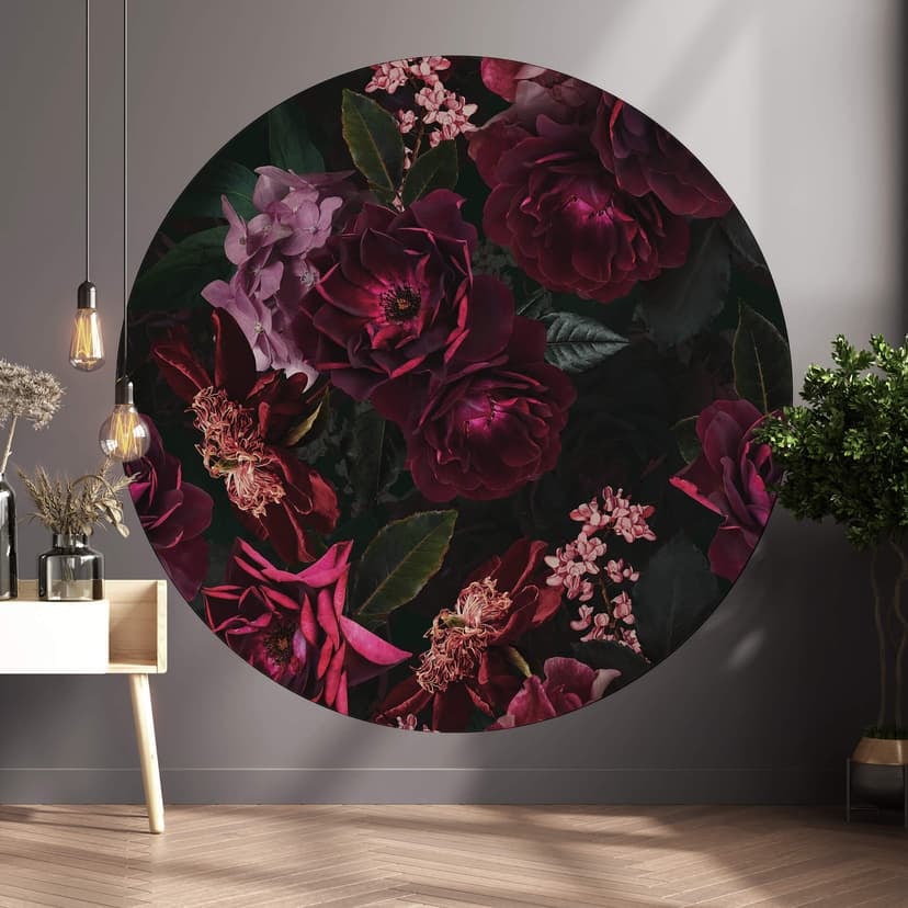 Fototapeta UN Designs - Fleur de Paris - okrągła - tapeta flizelinowa/tapeta flizelinowa samoprzylep