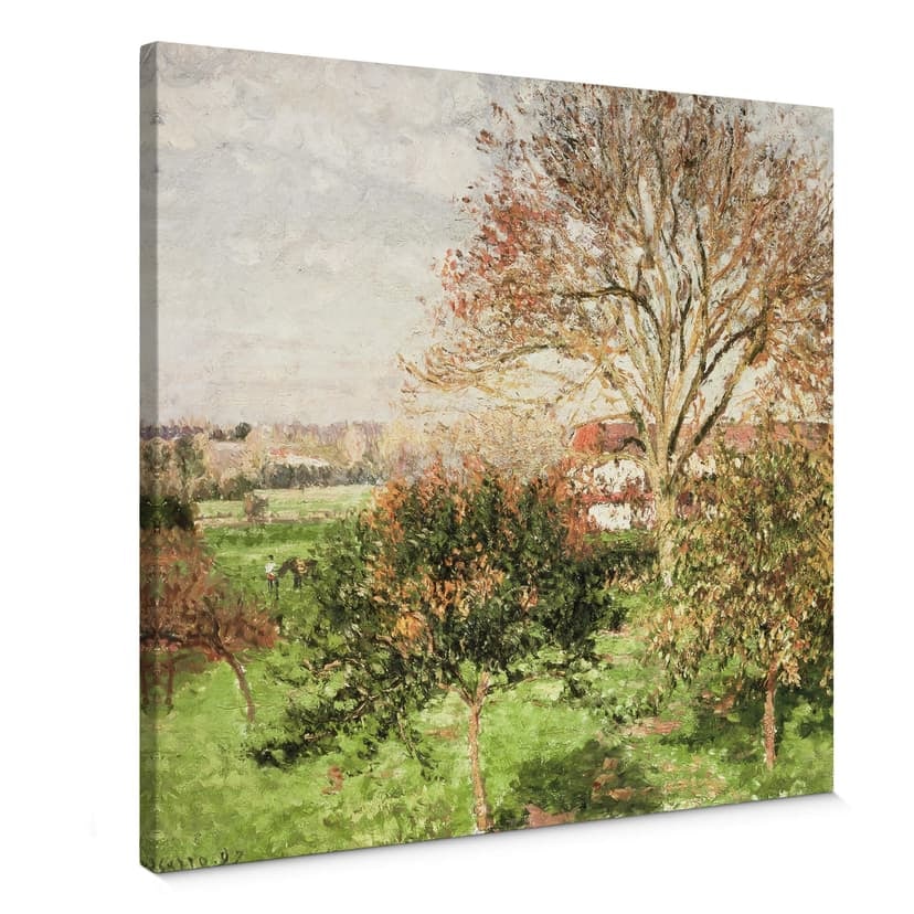 Obraz na płótnie Pissarro - Jesienny poranek w Eragny