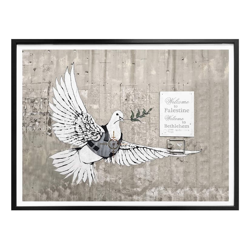 Plakat Banksy - Gołąb pokoju