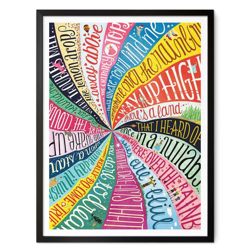 Plakat Tohmé - Over the Rainbow