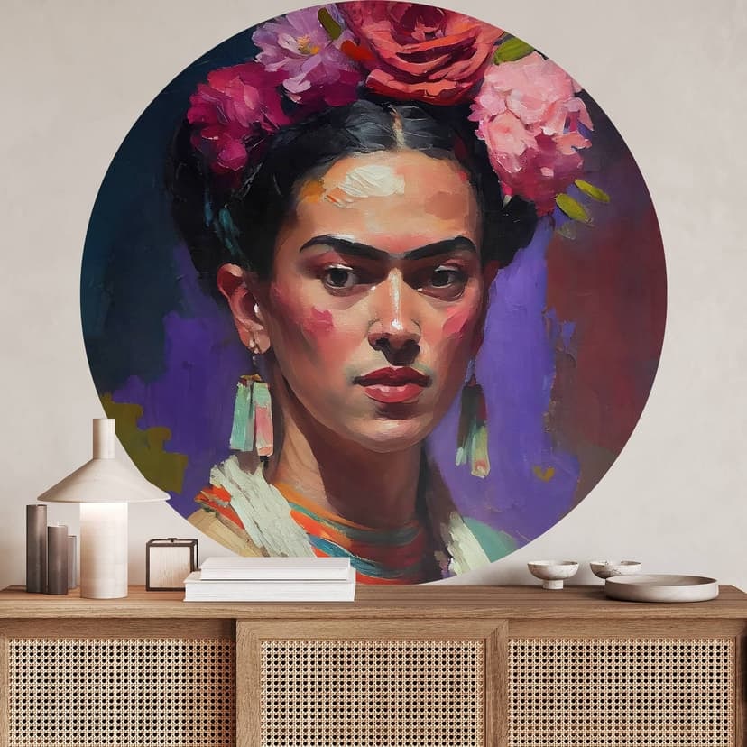 Naklejka na ścianę Treechild - Portret Fridy Kahlo