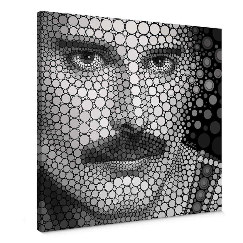 Obraz na płótnie Ben Heine - Circlism: Freddy Mercury
