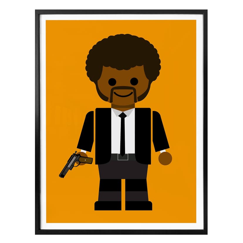 Plakat Gomes - zabawka Jules Winnfield z Pulp Fiction