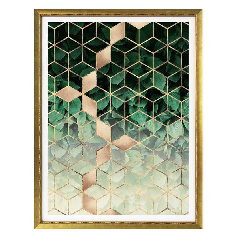 Plakat Fredriksson - Natura spotyka geometrię