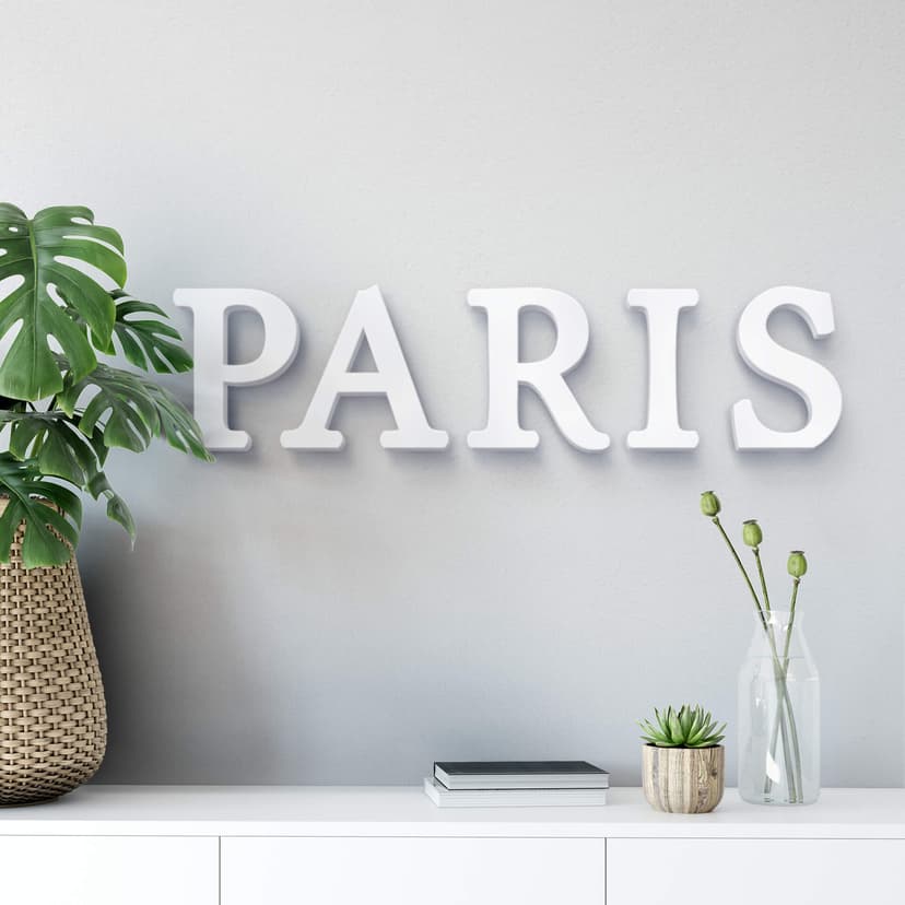 dekoracyjne litery 3D Paris