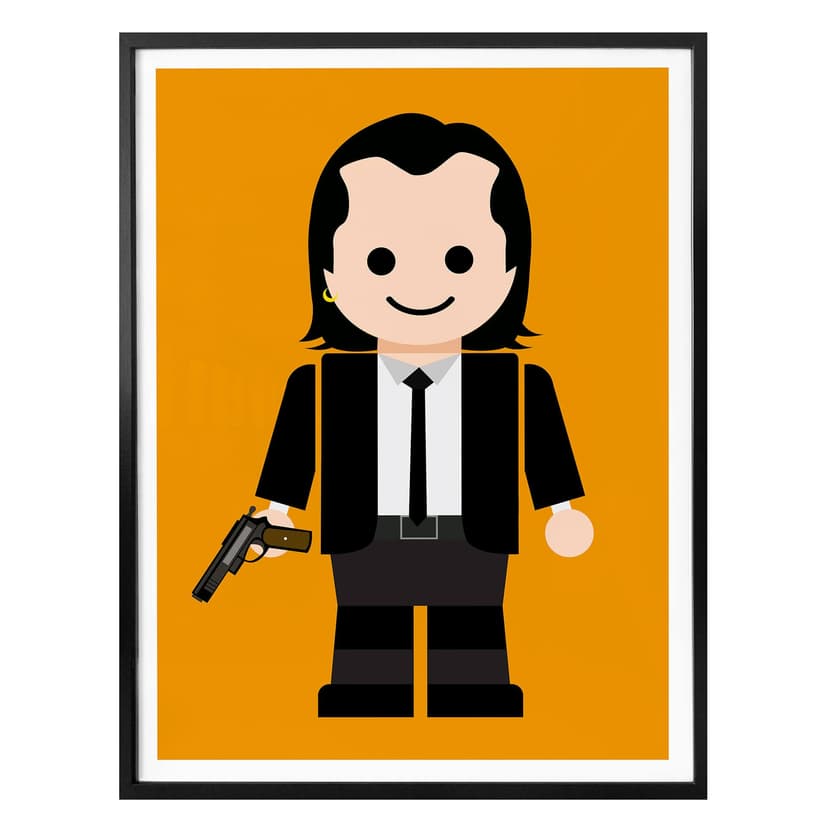 Plakat Gomes - zabawka z Pulp Fiction Vincent Vega