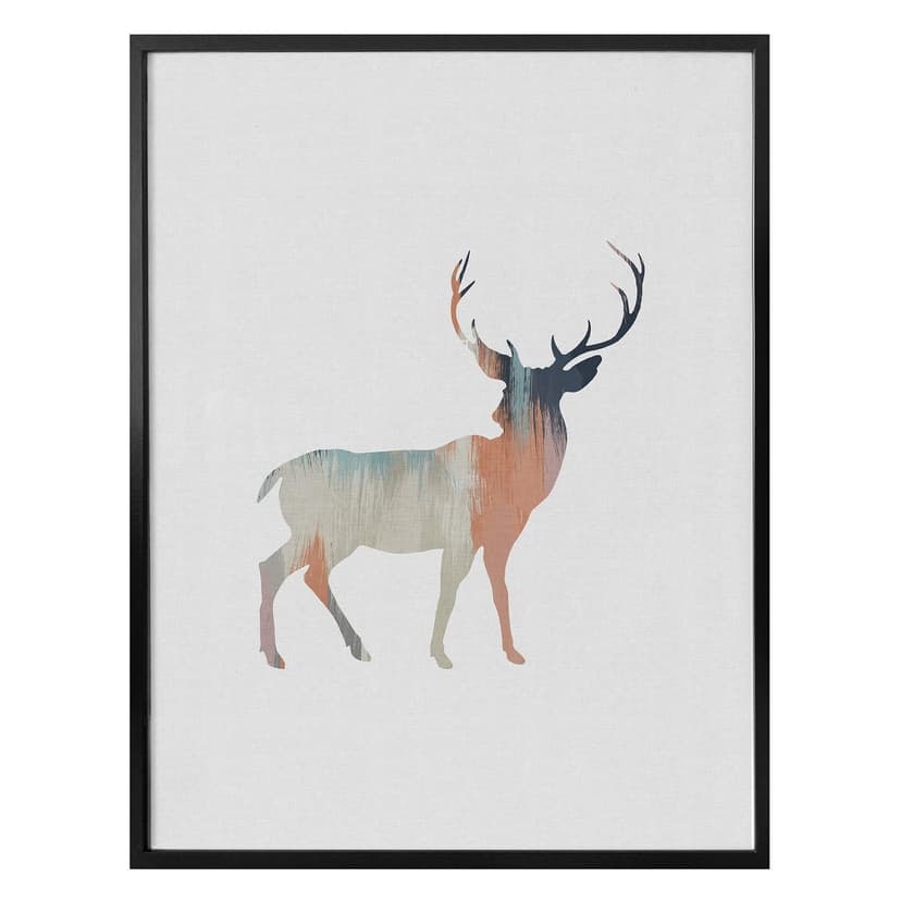 Plakat Orara Studio - Pastelowy jeleń