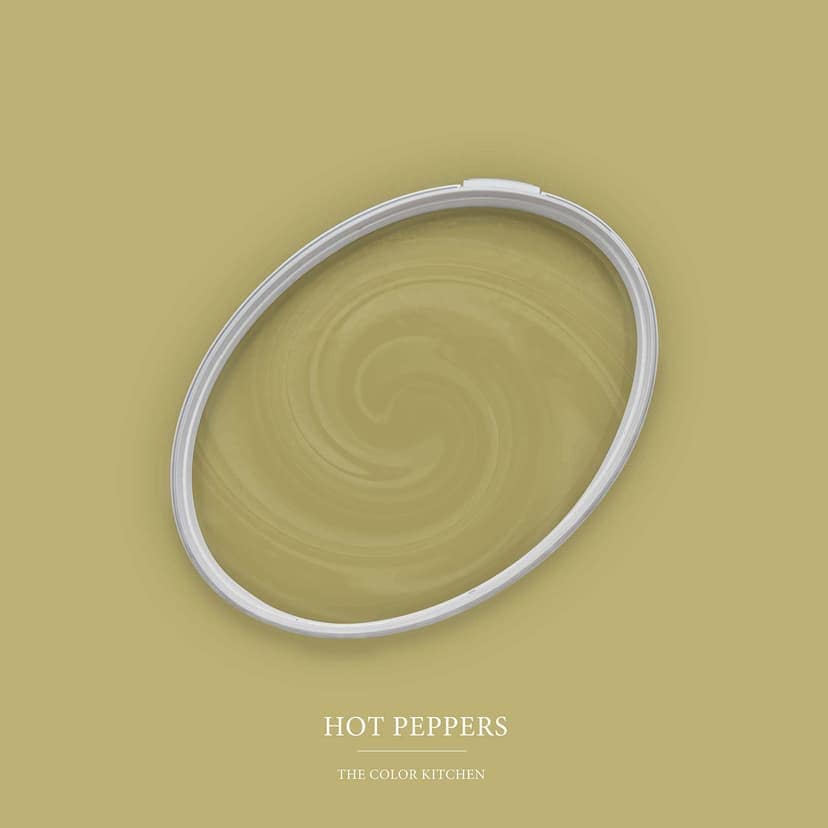 Zielona farba do ścian i sufitów półmatowa I Hot Peppers | Tworzenie harmonii w pomieszczeniu | THE