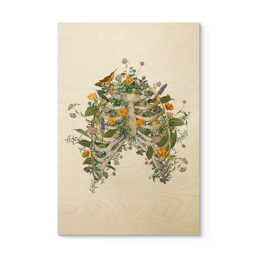 Plakat drewniany Frida Floral Studio - Thorax Floral