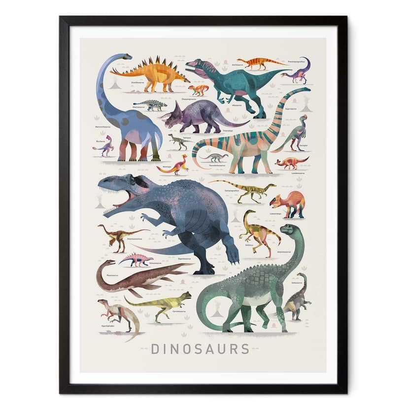 Plakat Brown - Dinozaury część 2