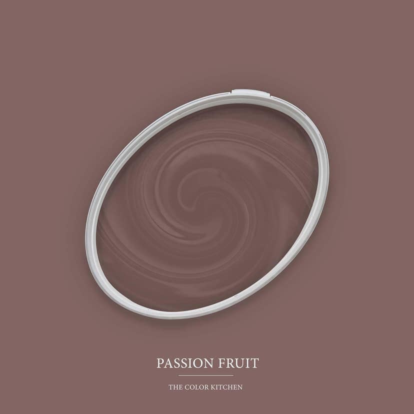 Brązowa farba do ścian satynowy mat I Passion Fruit | tworzy przytulną i spokojną atmosferę w pomieszczeniu| KOLOROWA KUCHNIA