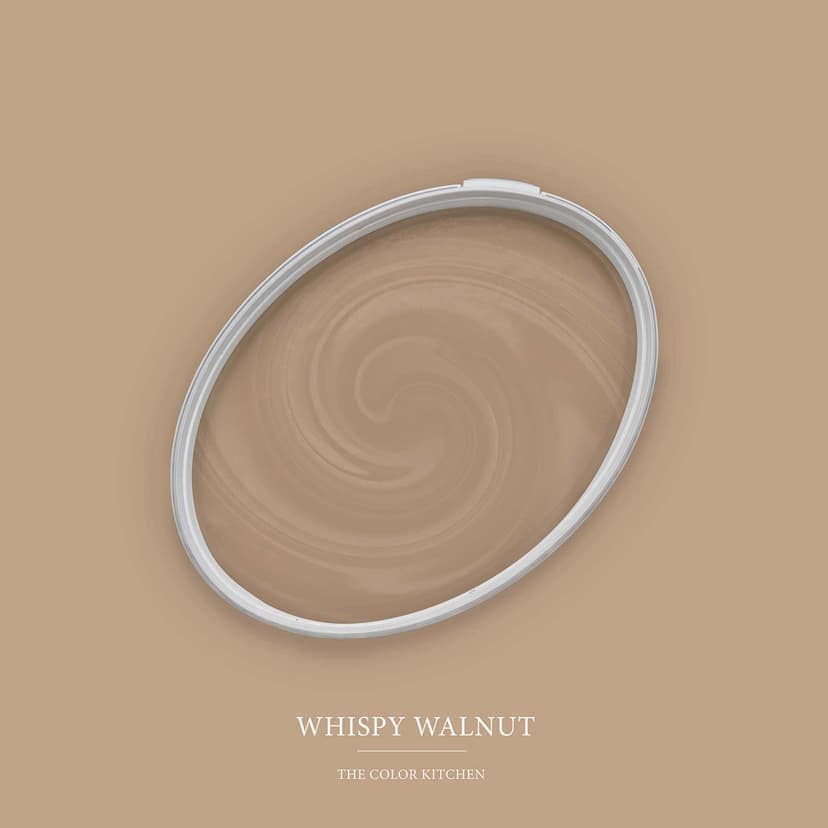 Brązowa farba do ścian półmat I Whispy Walnut | tworzy przytulną i spokojną atmosferę w pomieszczeniu| KOLOROWA KUCHNIA