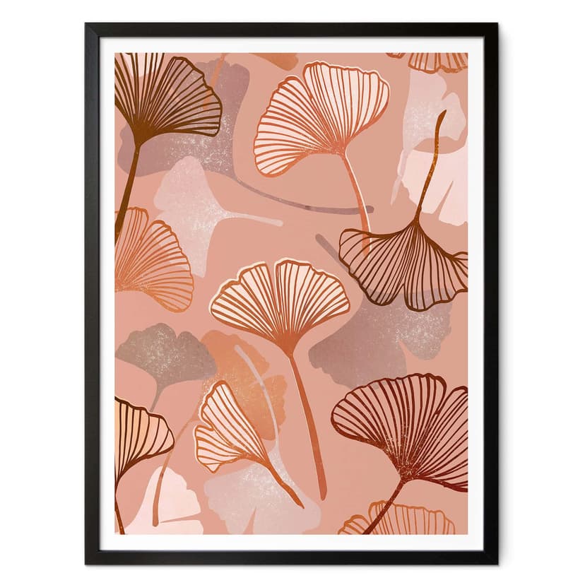 Plakat Goed Blauw - Ginkgo