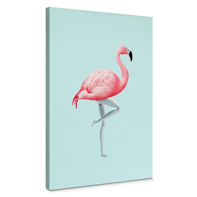 Obraz na płótnie Loose - Flamingo Mannequin
