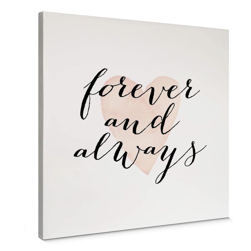 Obraz na płótnie Confetti & Cream - Forever and always - Square