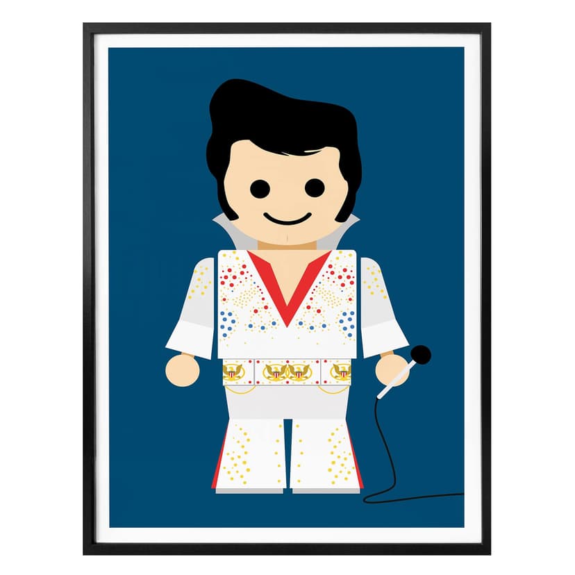 Plakat Gomes - zabawka Elvis