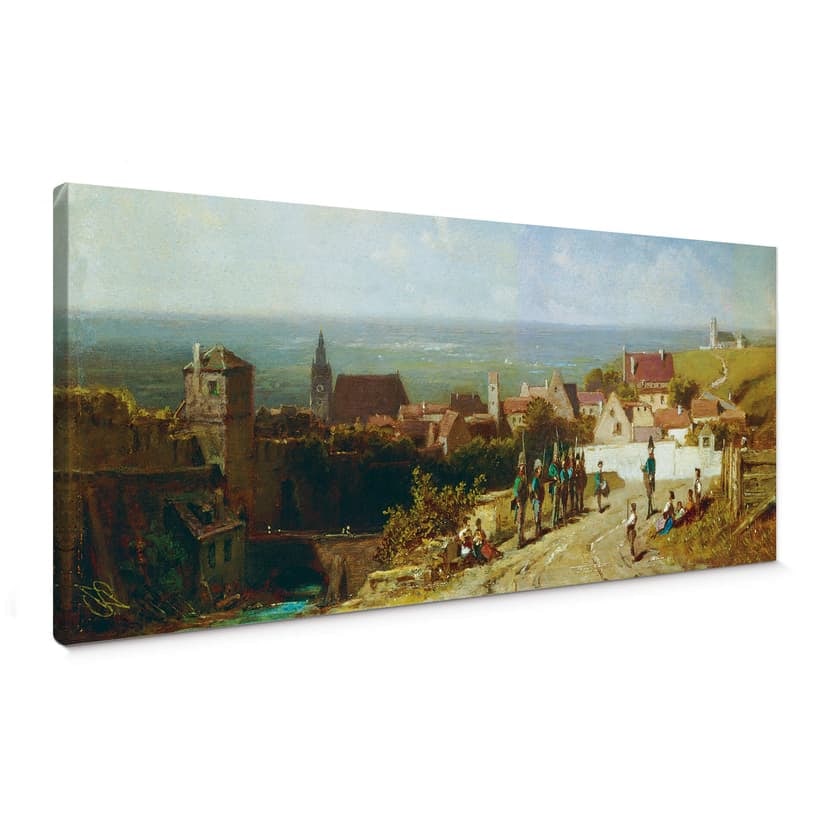 Obraz na płótnie Spitzweg - Stare miasto