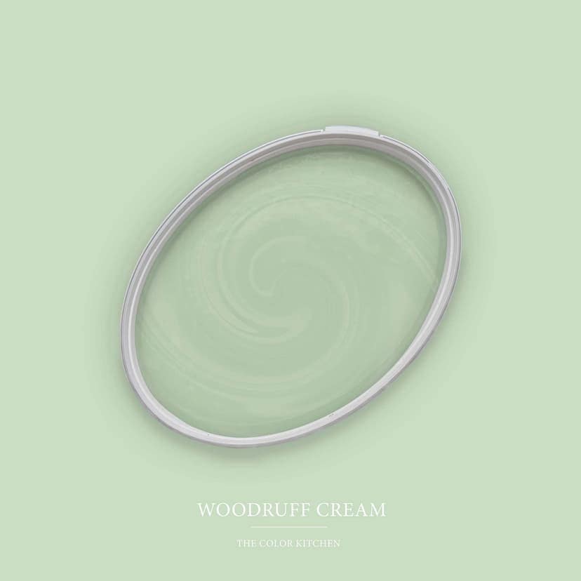 Zielona farba do ścian półmat I Woodruff Cream | Tworzenie harmonii w pomieszczeniu | KOLOROWA KUCHNIA