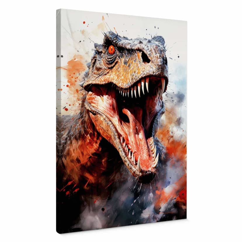 Obraz na płótnie T-Rex: Dzikie oblicze prehistorii - Jaszke