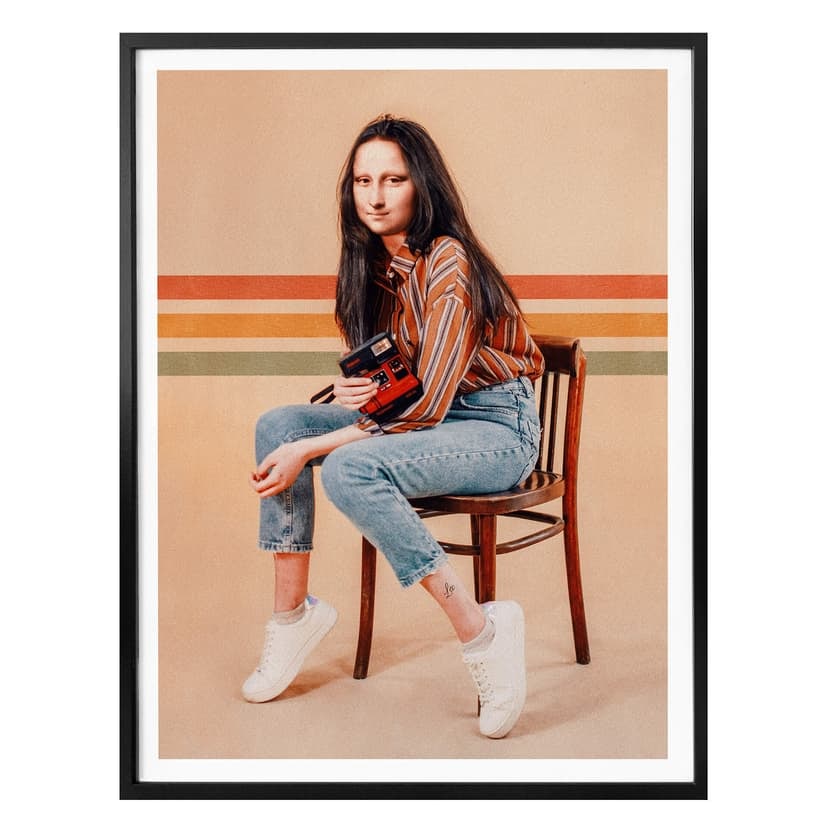 Plakat Loose - Retro Mona