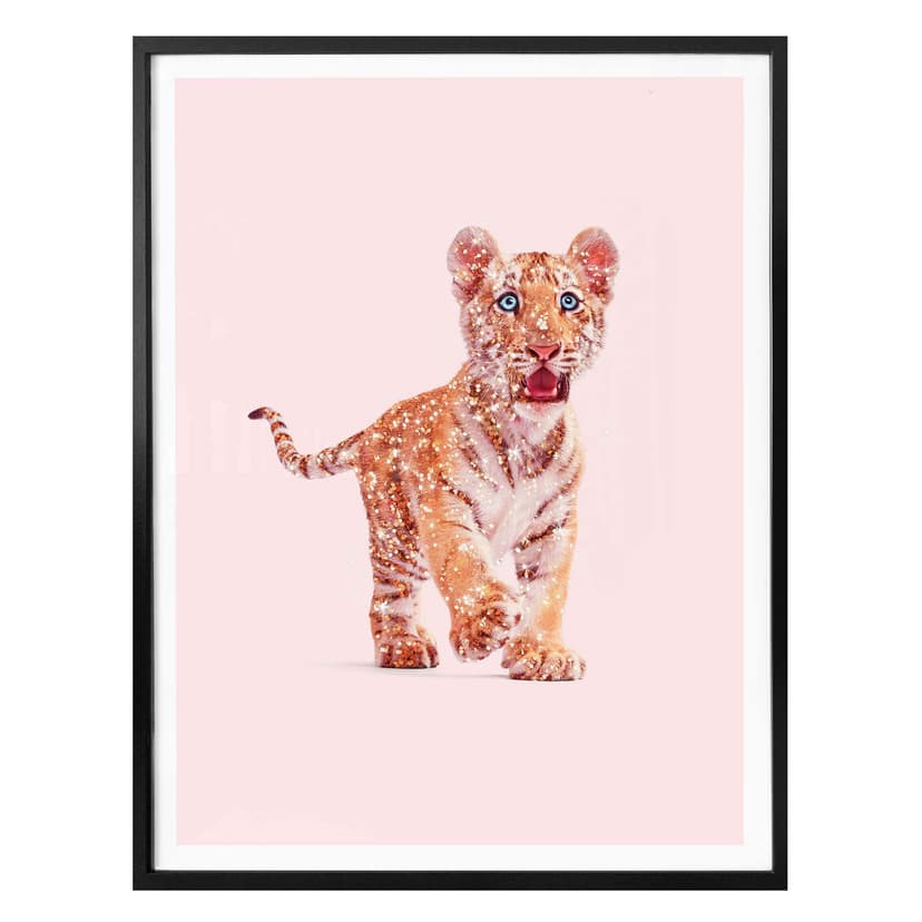 Plakat Loose - Glitter Tiger