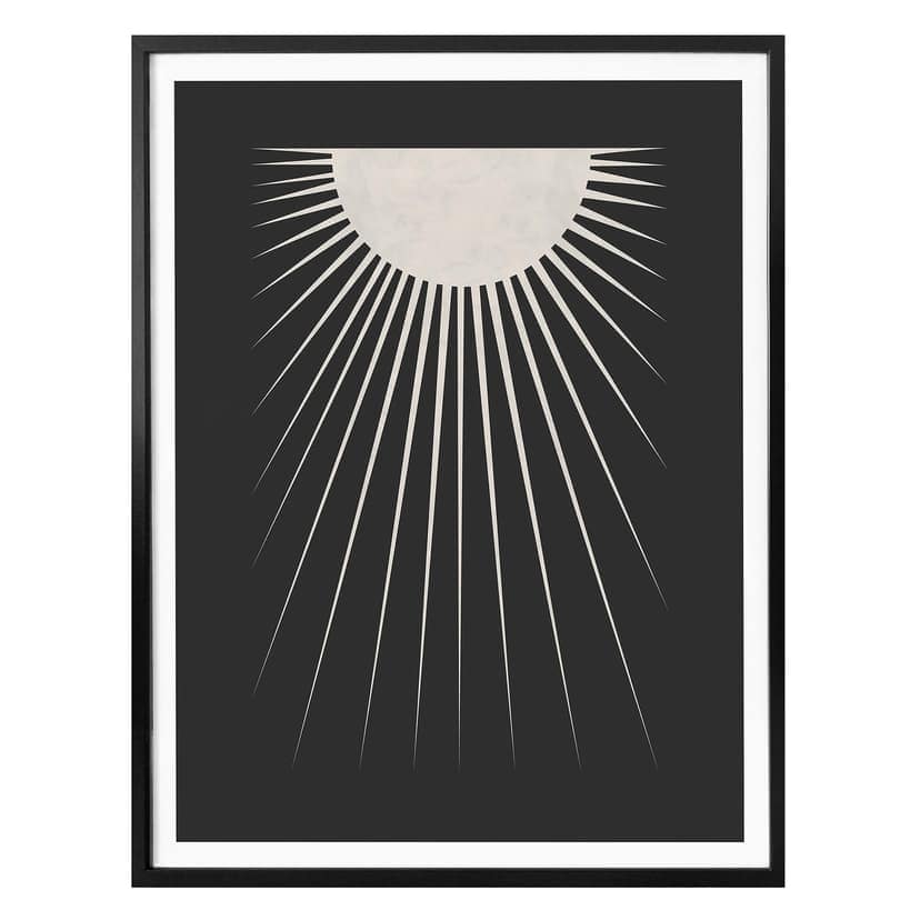 Plakat Orara Studio - Minimalistyczny księżyc