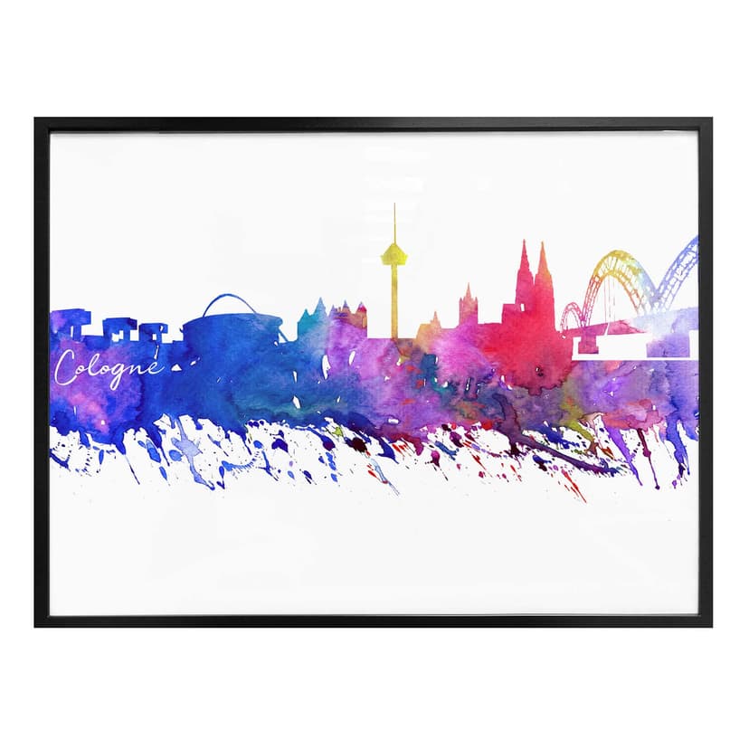Plakat Bleichner - Akwarelowa panorama Kolonii