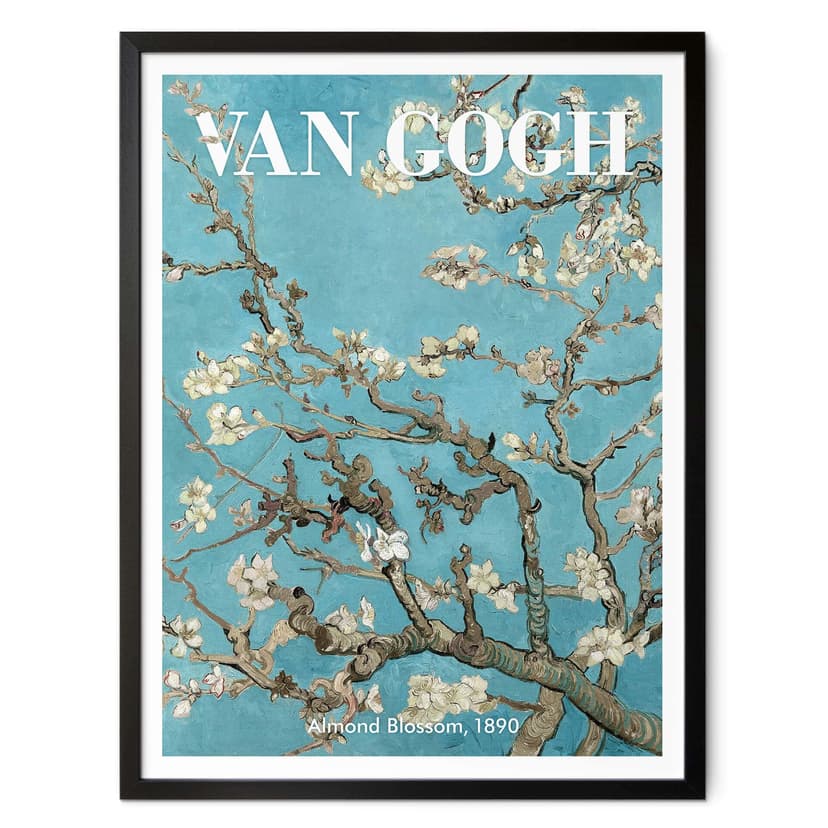 Plakat van Gogh Design - Kwiat migdałowca
