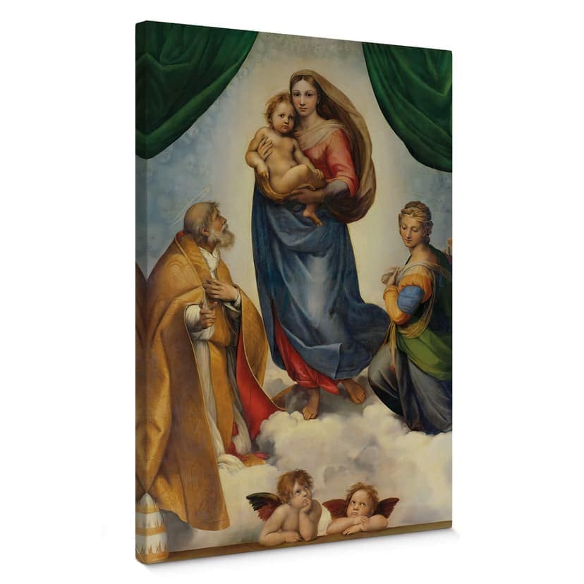 Obraz na płótnie Raphael - Madonna Sykstyńska