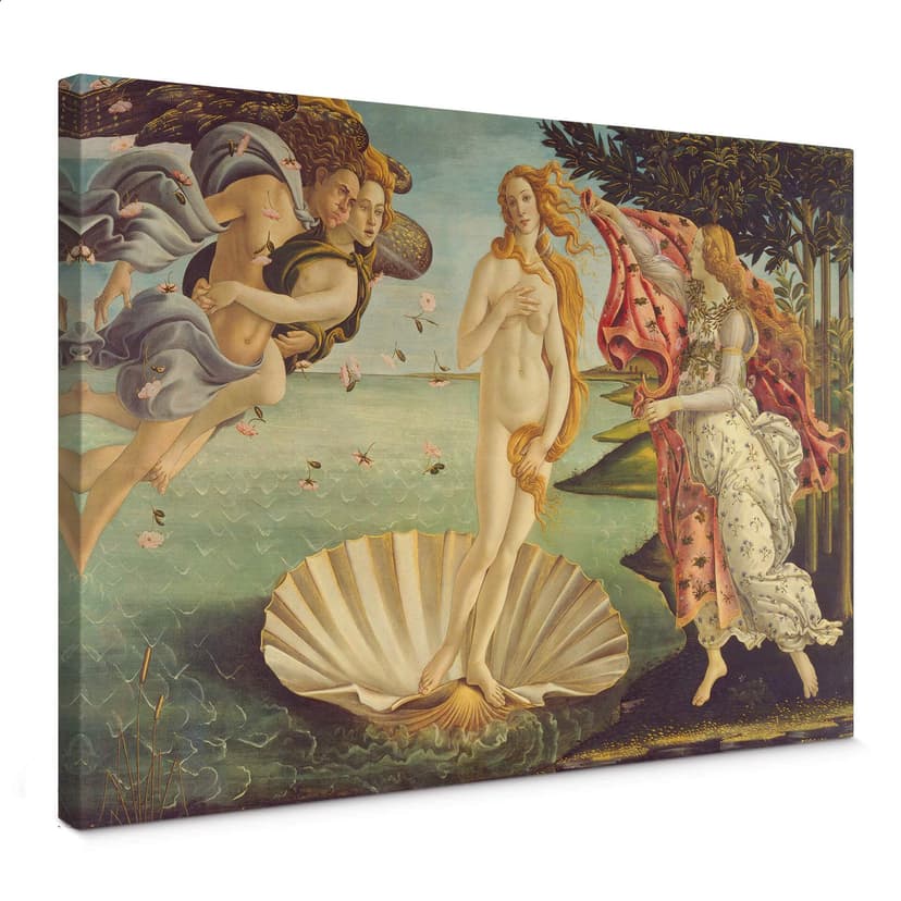 Obraz na płótnie Botticelli - Narodziny Wenus