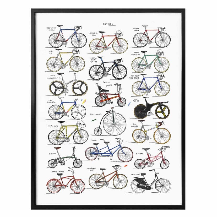 Plakat Sparshott - Rowery