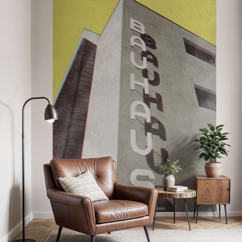 Vintage Bauhaus Dessau architektura | retro Fototapeta - Blursbyai