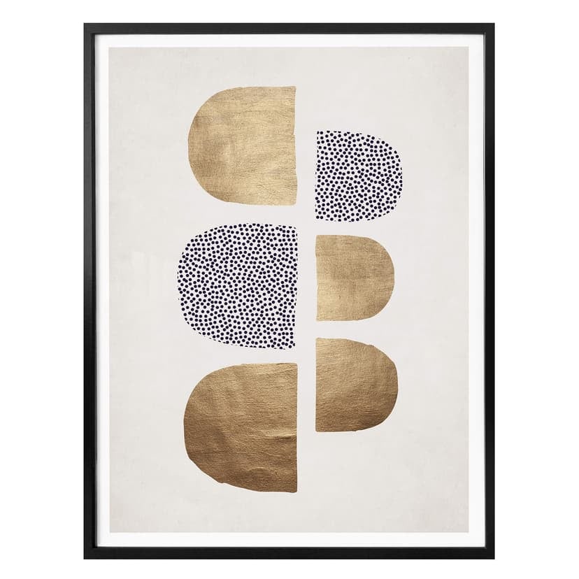 Plakat Kubistika - Golden Geometrica