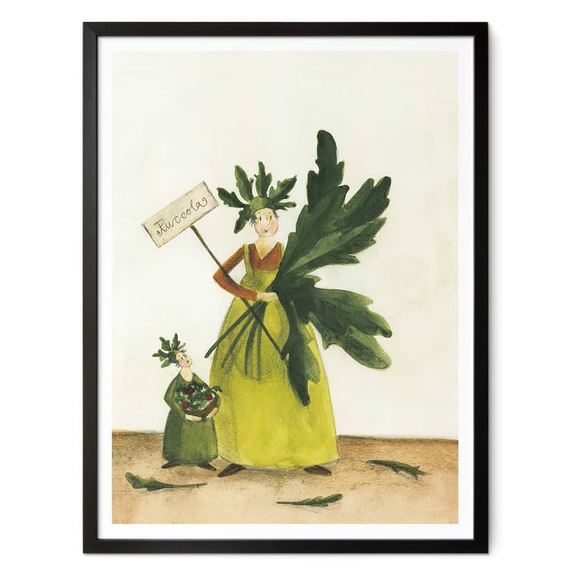 Plakat Leffler - dziewczyna Ruccola