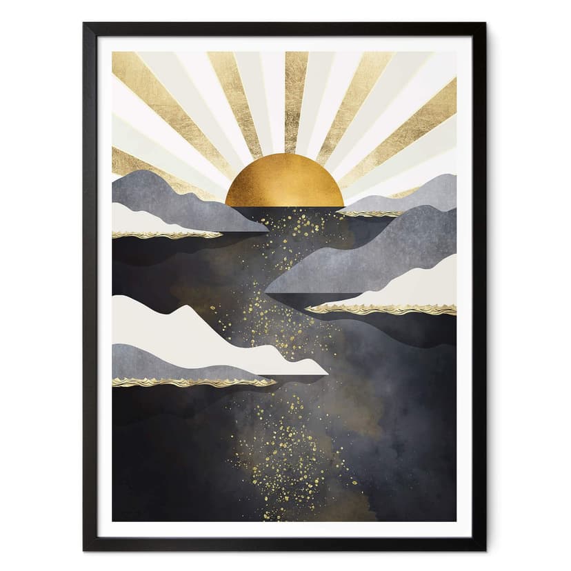 Plakat SpaceFrog Designs - Złoty Świt