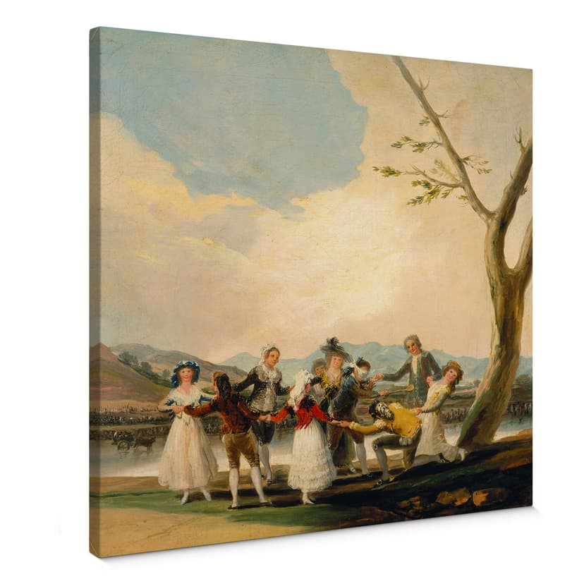 Obraz na płótnie de Goya - Gra buffa niewidomego