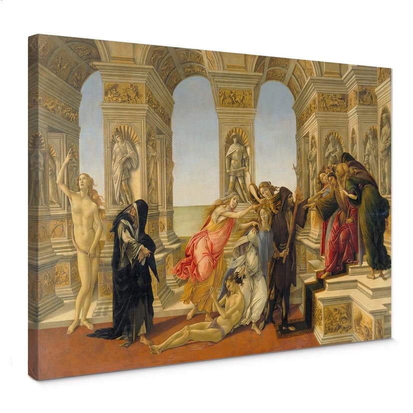 Obraz na płótnie Botticelli - Oszczerstwo Apellesa