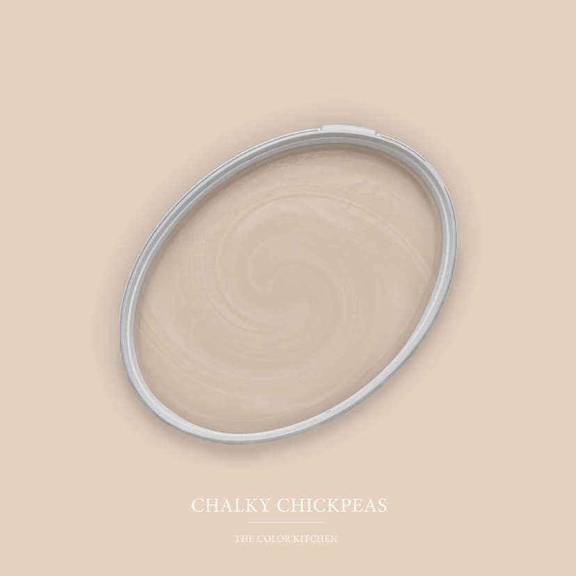 Jedwabiście matowa beżowa farba do ścian I Chalky Chickpeas | Otwierająca przestrzeń i uspokajająca | THE COLOR KITCHEN