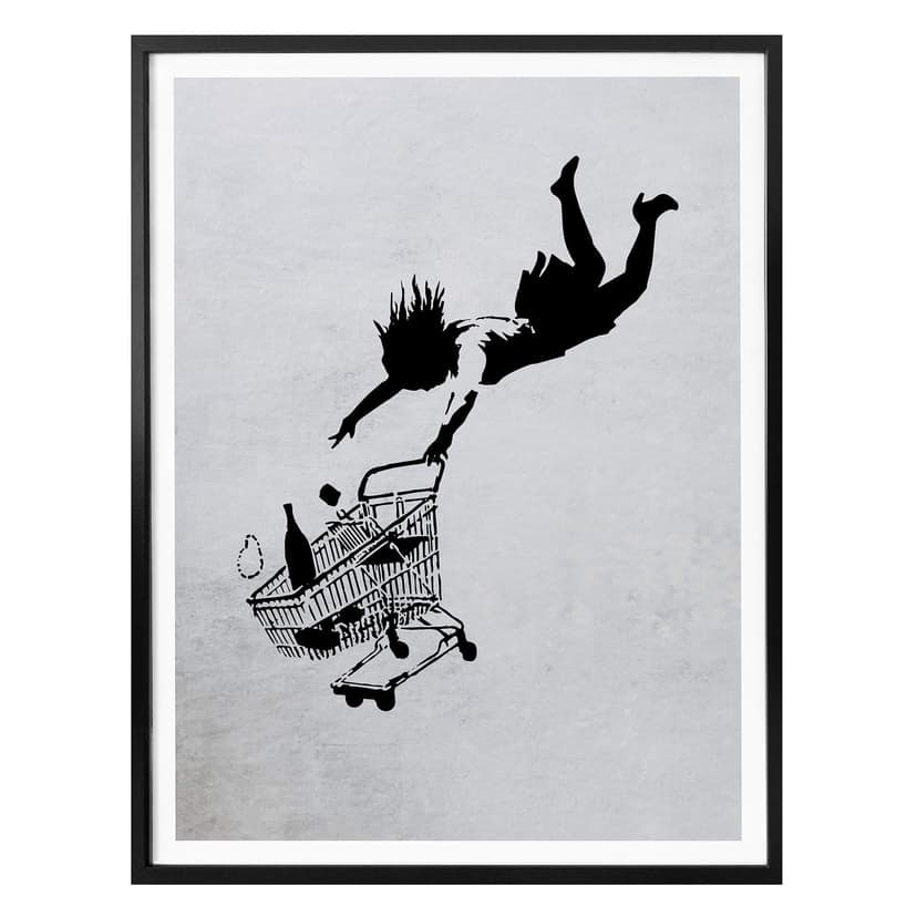 Plakat Banksy - Shop Until You Drop