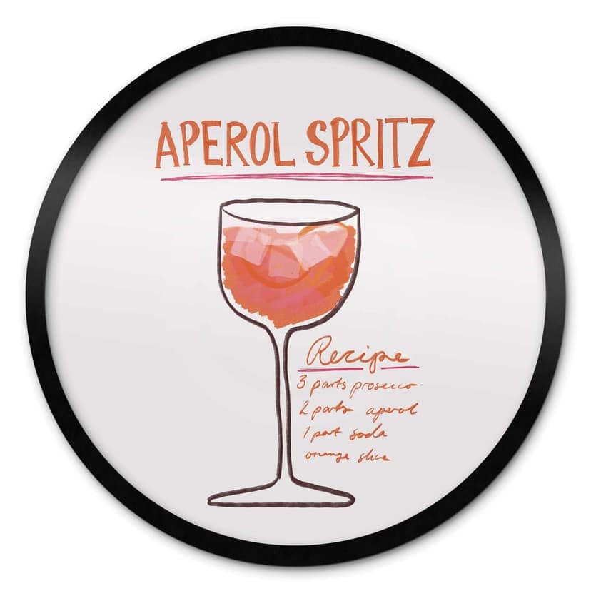 Koktajl z Plakatu - Fritsch - Aperol Spritz - Okrągły